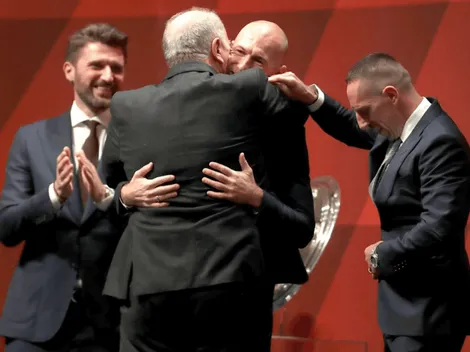 Robben y Ribery aparecen en la despedida del presidente del Bayern
