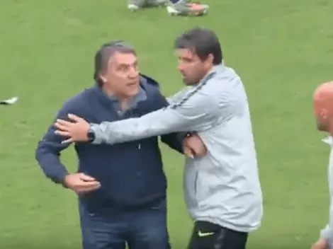 Video: La furia de Hugo Tocalli por una fuerte entrada en Argentina