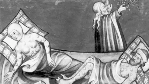 La peste bubónica mató a 50 millones de personas en la Edad Media.