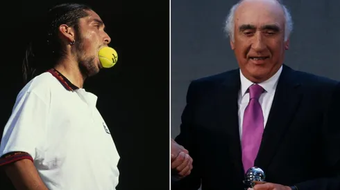 Marcelo Ríos en su época de jugador, cuando compartía con Cornejo en la Copa Davis.