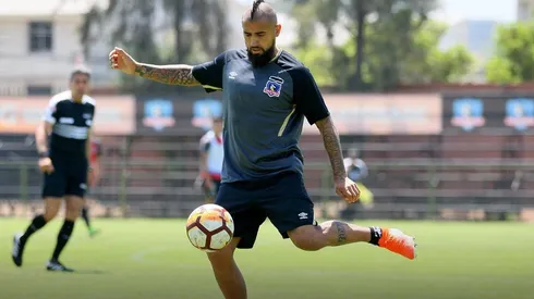 Vidal entrenó en Colo Colo.