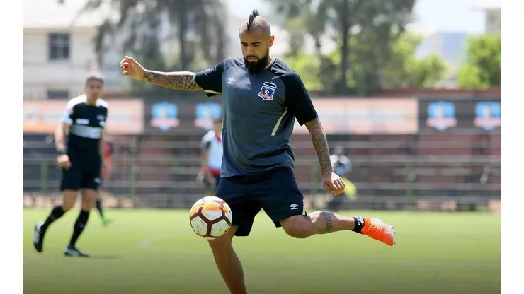 Vidal entrenó en Colo Colo.