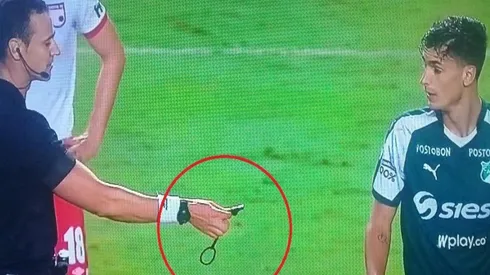 La postal de la polémica.