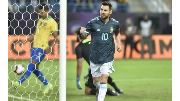 Gol de Messi y triunfo de Argentina.