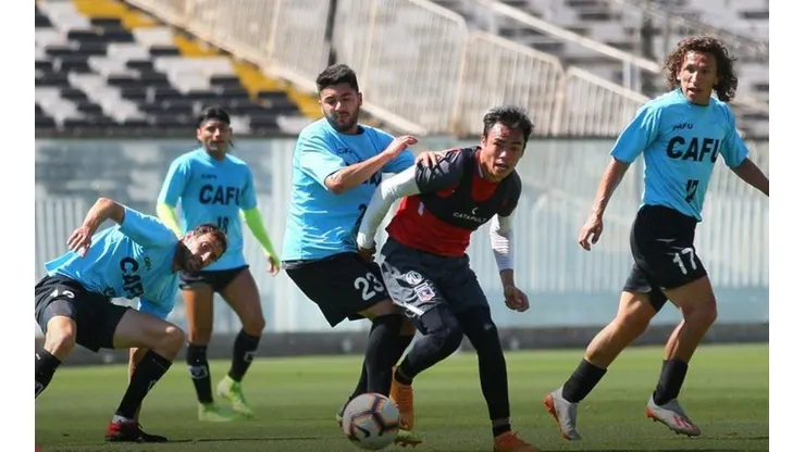 Colo Colo enfrentó en amistoso a Santiago Morning.