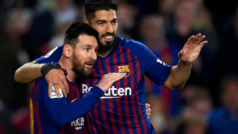 Messi y Suárez.
