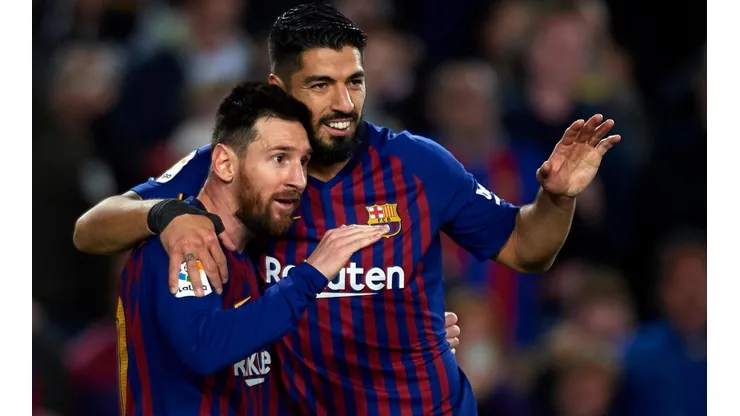 Messi y Suárez.