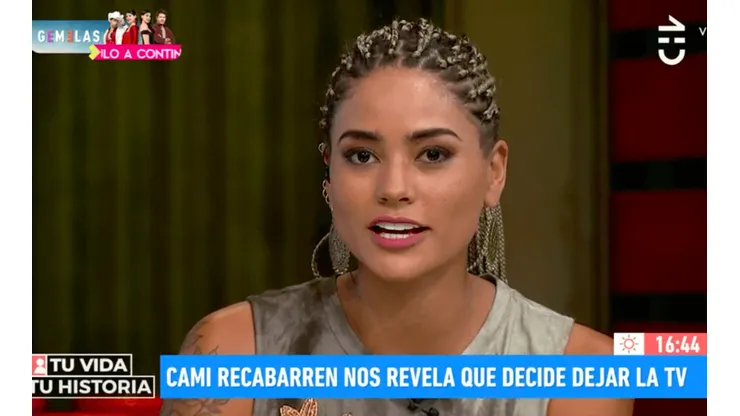 Camila Recabarren deja la televisión
