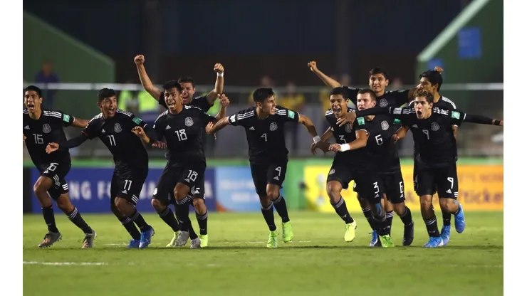 México festeja su paso a la final del Mundial Sub 17