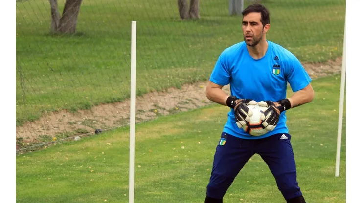 Claudio Bravo entrenó en el Monasterio Celeste de O'Higgins.