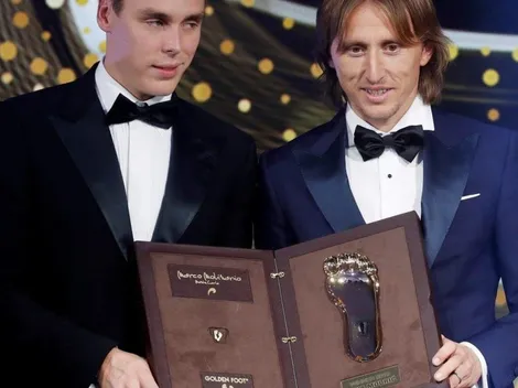 Luka Modric gana el 'Golden Foot'