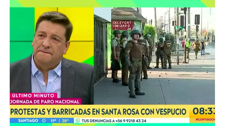 JC Rodríguez se quebró en pantalla por relato de mujer mayor