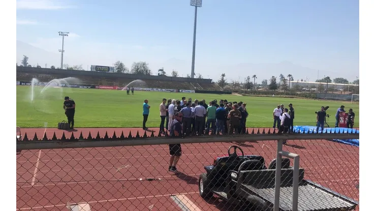 Partido suspendido.