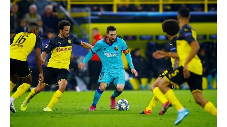 Lionel Messi tendrá mucha tarea por hacer ante el esmerado Borussia Dortmund