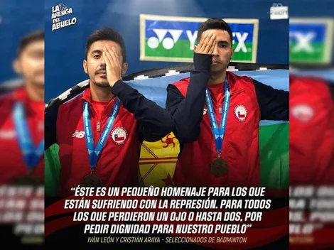 Seleccionados de bádminton solidarizan con heridos por la represión