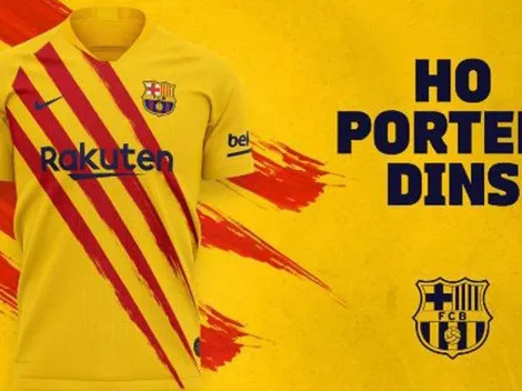 El Barça presenta su cuarta camiseta que rinde homenaje a Cataluña