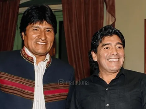 Maradona a Evo Morales: "Lamento el golpe de estado en Bolivia"