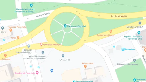 Google Maps rebautiza Plaza Italia
