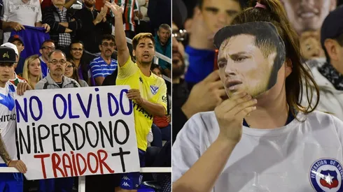 Mauro Zárate fue el blanco de la furia de los hinchas de Vélez Sarsfield