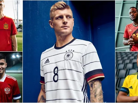 Nuevas camisetas de Alemania, España, Holanda, Rusia y Suecia
