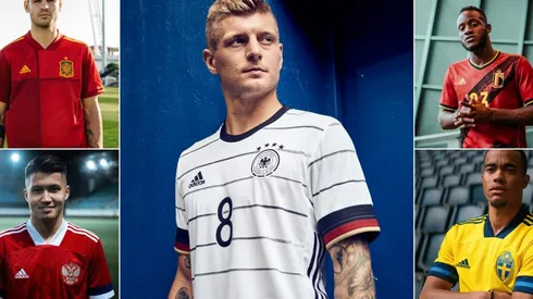 Adidas lanzó la colección de nuevas camisetas para la Eurocopa
