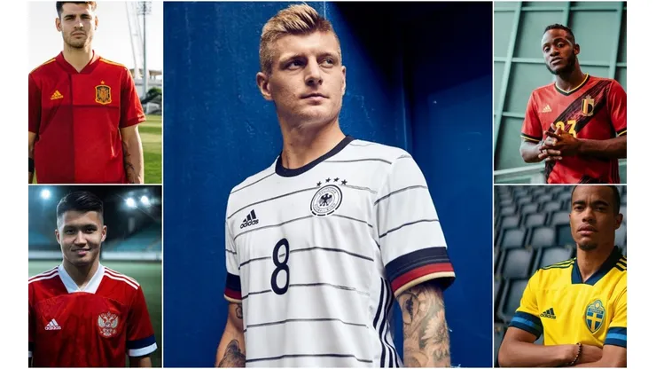 Adidas lanzó la colección de nuevas camisetas para la Eurocopa