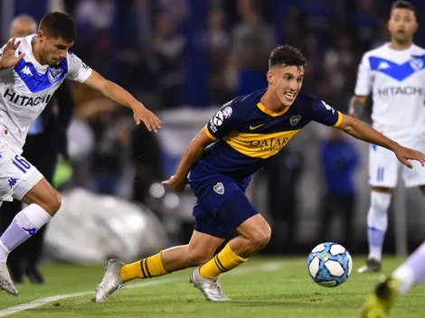 Boca aguanta media hora con uno menos ante Vélez