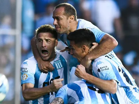 Racing gana con los chilenos en cancha en partido caliente
