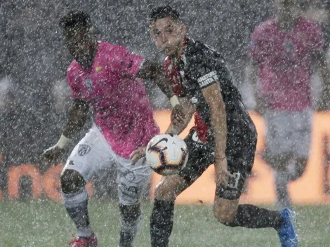 Temporal y cancha anegada: se suspende por ahora la final de la Sudamericana