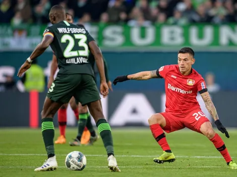 Bayer Leverkusen de Charles Aránguiz derrota al Wolfsburgo