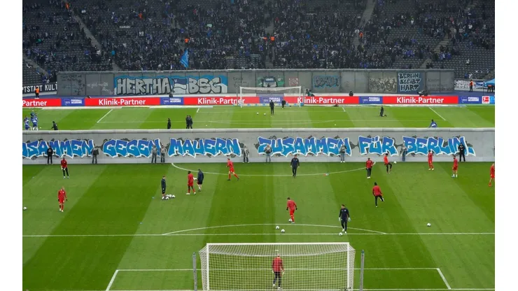 La conmemoración del Hertha Berlín.