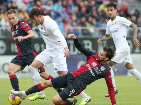 La Fiore de Erick Pulgar cae goleada ante el Cagliari