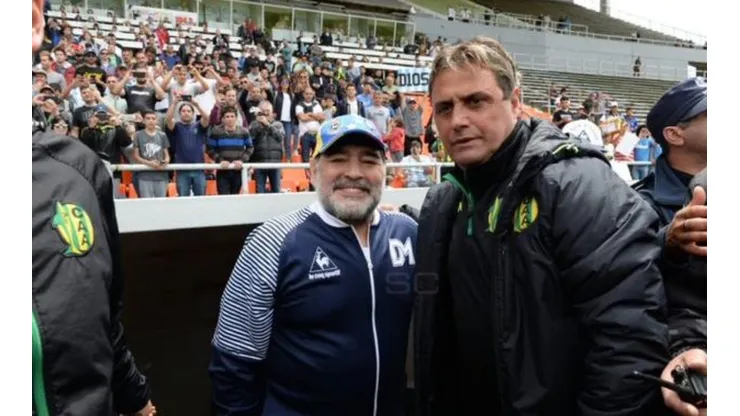 Puro cariño: El reencuentro entre Maradona y Hoyos