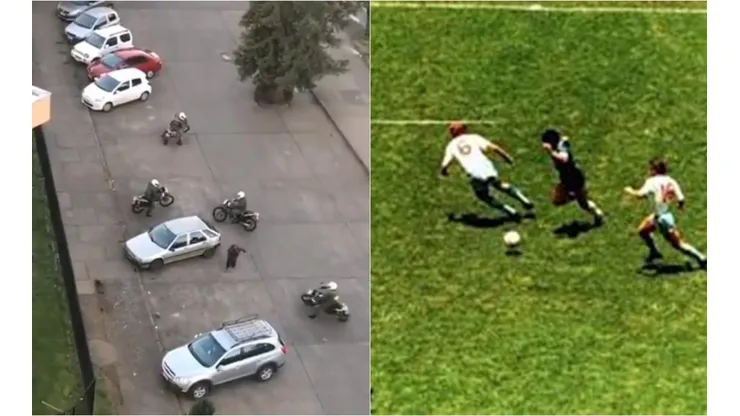 El paralelo entre el chileno y Maradona.