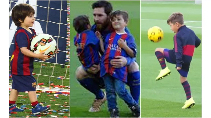 Tres hijos de la gran dinastía del Barcelona dan sus primeros pasos en el fútbol