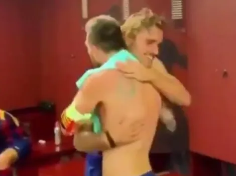 El abrazo de Messi y Griezmann que acalla los rumores de su mala relación