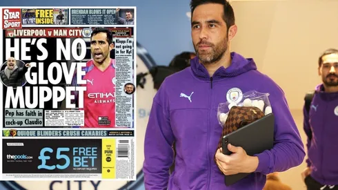 Claudio Bravo fue portada en la prensa inglesa