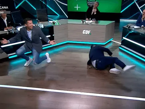 Tobi Vega recrea la expulsión de Bravo y termina en el piso
