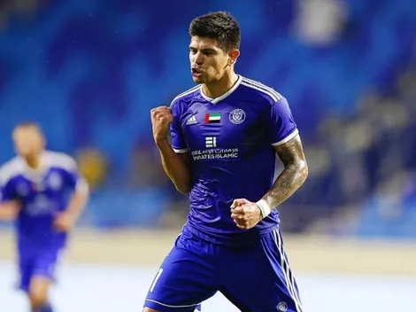 Esteban Pavez anota un golazo de zurda en Emiratos