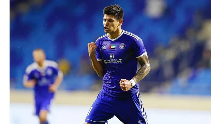 Esteban Pavez anotó un gran gol en Emiratos Árabes Unidos