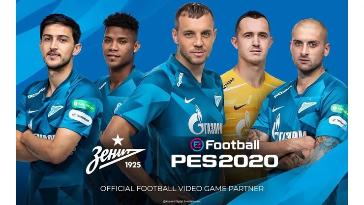 Zenit es el nuevo partner de PES 2020 y llega con su estadio