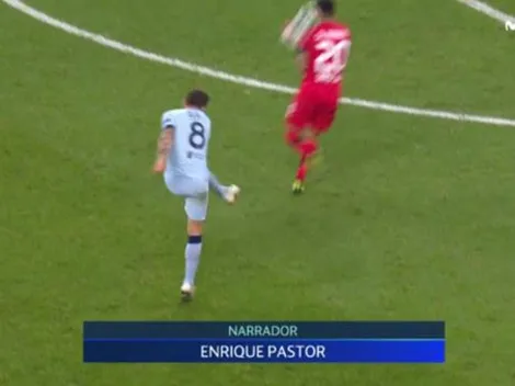 Aránguiz se come flor de pelotazo y se recupera para ser ovacionado