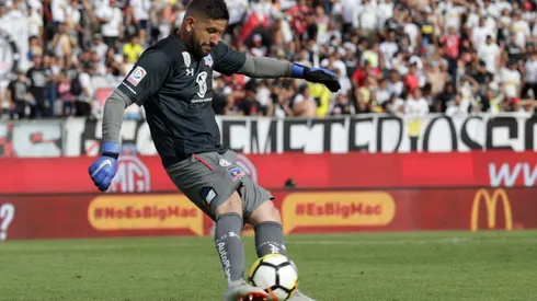 Orión en su último partido con Colo Colo, en diciembre de 2018.