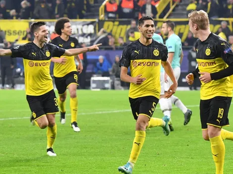 Se complica el Inter de Alexis: Ganaba 2-0 y el Borussia se lo dio vuelta