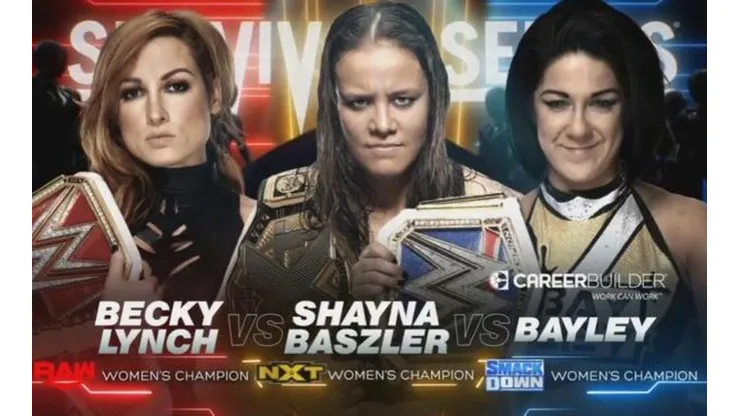 Se confirman las primeras luchas RAW vs SmackDown vs NXT para Survivor Series
