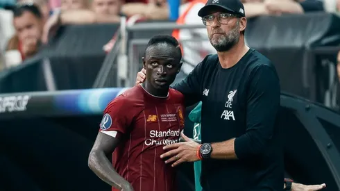 Mané y Klopp.