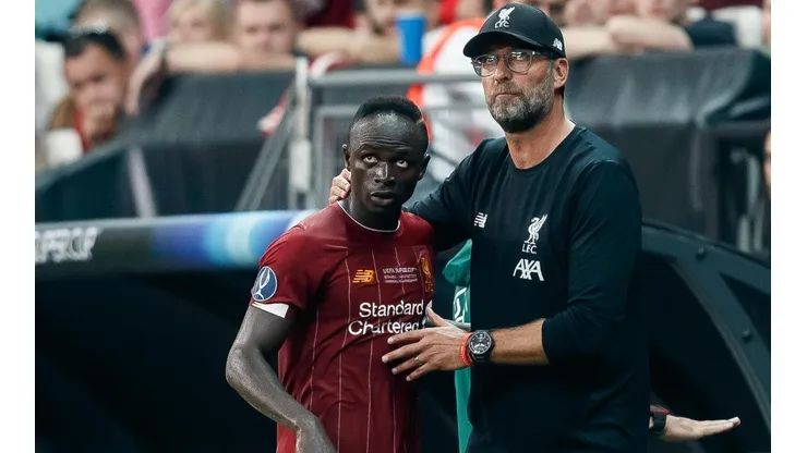 Mané y Klopp.