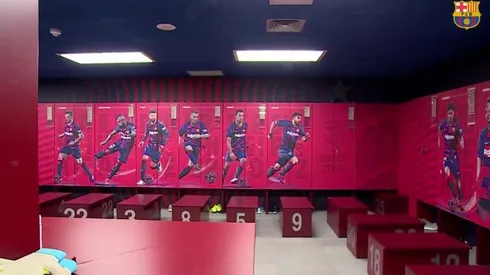 Barcelona invita a hacer un recorrido por el vestuario del primer equipo