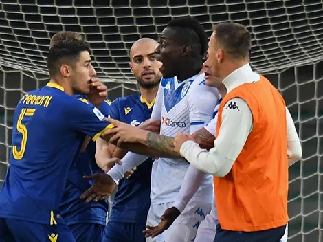 Video: Balotelli explota contra hinchada rival por cánticos racistas