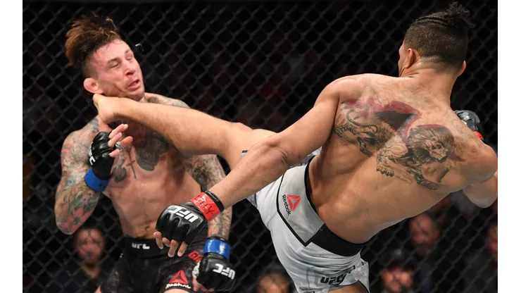 Lee manda a dormir a Gillespie con una brutal patada en UFC 244